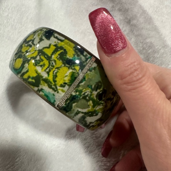 Marc By Marc Jacobs Jewelry - Marc Jacobs Green and Yellow Patterned Bangle